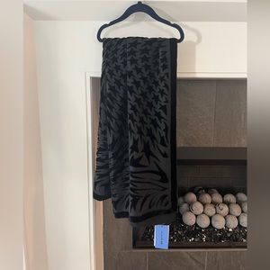 Mugler H&M swirling star silk scarf
